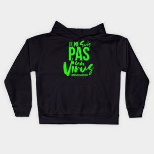 je ne suis pas un virus Kids Hoodie